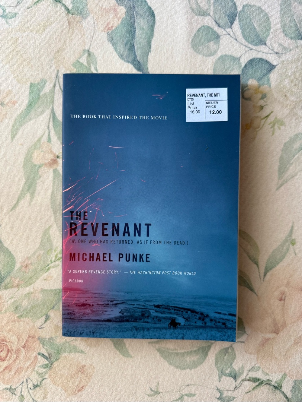 The Revenant by Michael Punke - Deep Blue Paperback